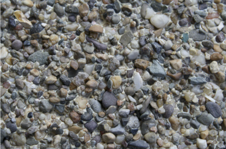 resin bonded aggregate surface